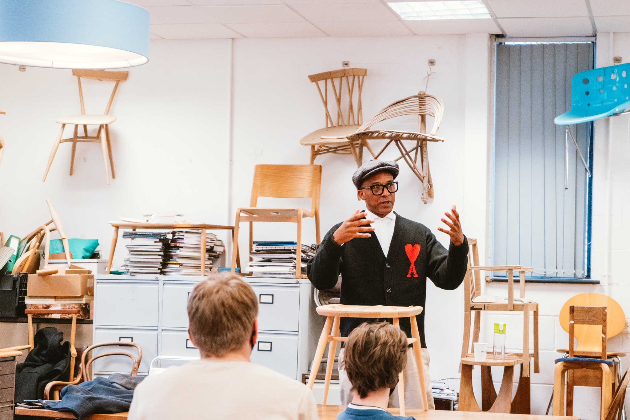 The Repair Shop’s Jay Blades gives inspiring talk to furniture students