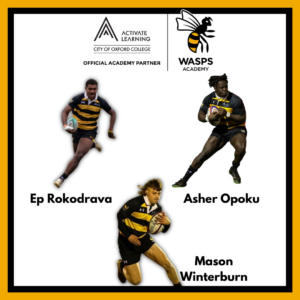 Wasps Ace Rugby Trio at City of Oxford College